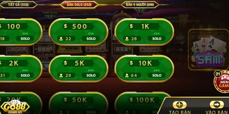 cách chơi Sâm Lốc Go88 Bật mí những cách chơi Sâm Lốc Go88 gia tăng xác suất thắng