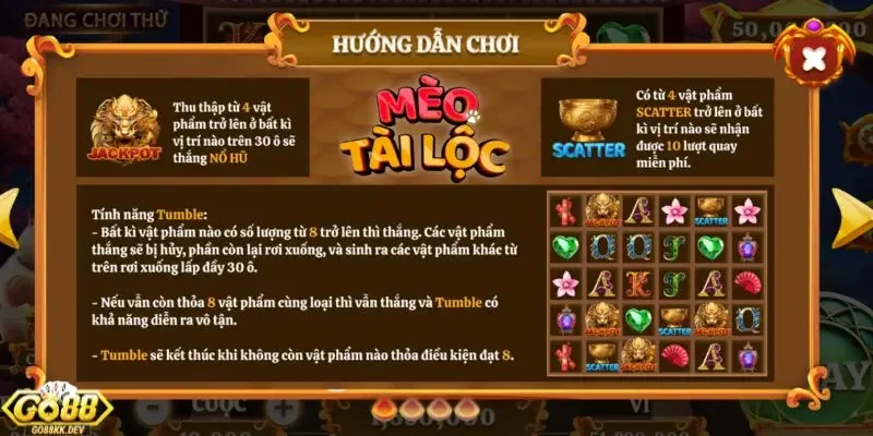 cách quay hũ Mèo Tài Lộc Go88 Cách quay hũ Mèo Tài Lộc Go88 đúng quy tắc nhất