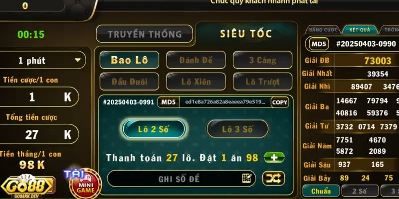 chiến thuật chơi đề siêu tốc Go88 Giới thiệu về game lô đề siêu tốc trực tuyến là gì?