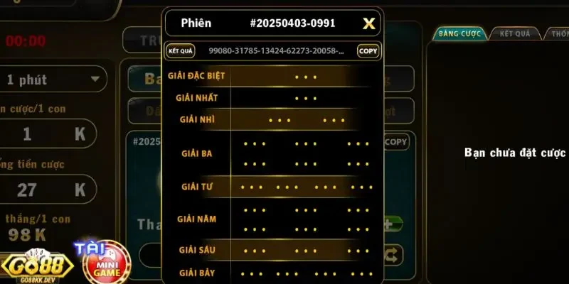 chiến thuật chơi đề siêu tốc Go88 Các hình thức lô đề siêu tốc phổ biến và thú vị