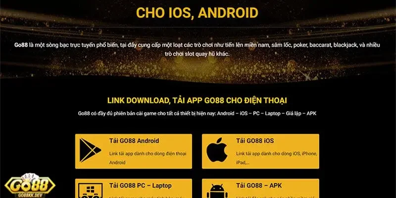 tải app Go88 Hướng dẫn tải app Go88