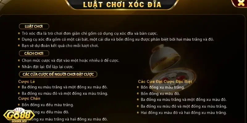 xóc đĩa Go88 có bịp không Xóc đĩa Go88 có bịp không và những chiến thuật đỉnh cao